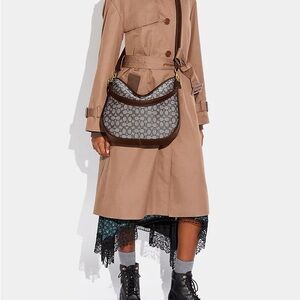 Coach Soft Hobo Tabby in Signature Maple Jacquaes